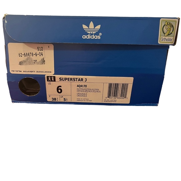 Adidas Originals Superstar J Hot Pink Suede Sneakers, Boys 6Y/Women’s 8 - Picture 9 of 9